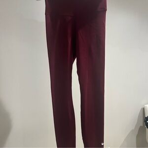 Nike Burgundy Leggings